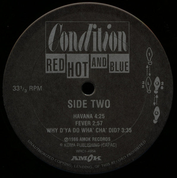 Condition (2) : Red, Hot And Blue (LP, Album)