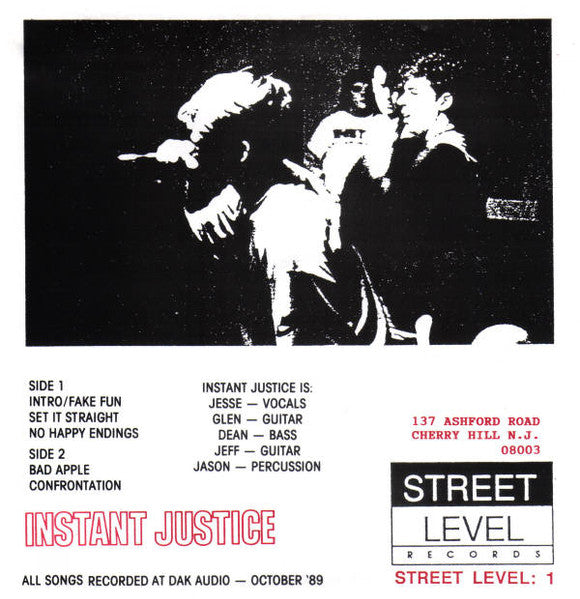 Instant Justice : Instant Justice (7")