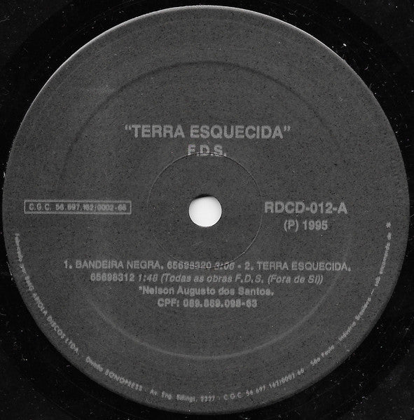 F.D.S. : Terra Esquecida (7")