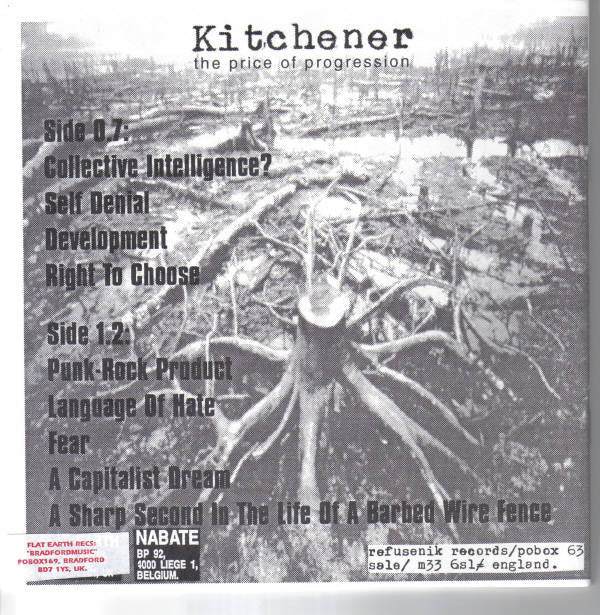 Kitchener : The Price Of Progression (7", EP)