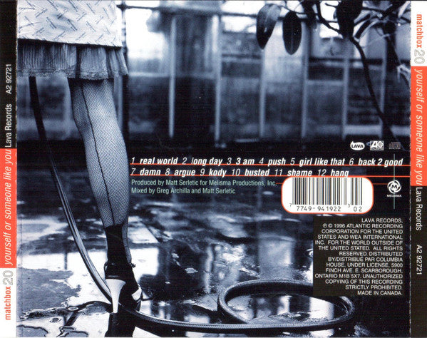 Matchbox 20* : Yourself Or Someone Like You (CD, Album, Club)