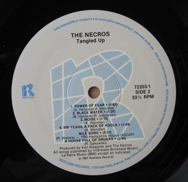 Necros (2) : Tangled Up (LP, Album)