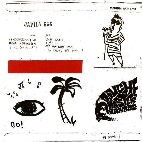Davila 666 : Pingorocha Y La Diva Rockera (7", Ltd)