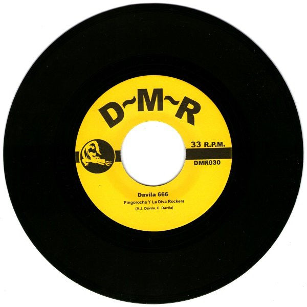 Davila 666 : Pingorocha Y La Diva Rockera (7", Ltd)