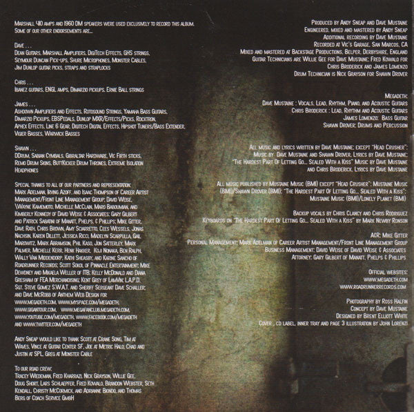 Megadeth : Endgame (CD, Album)