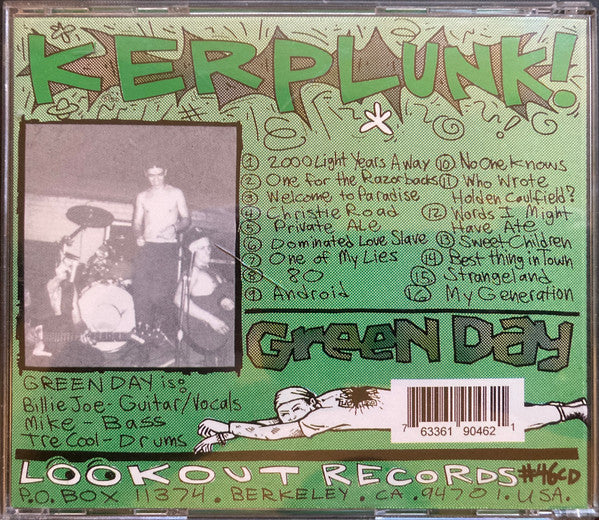 Green Day : Kerplunk! (CD, Album, RE)