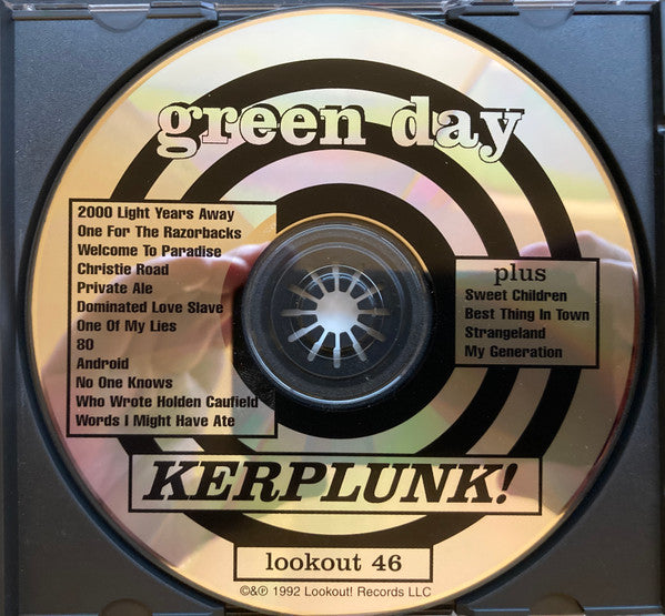 Green Day : Kerplunk! (CD, Album, RE)