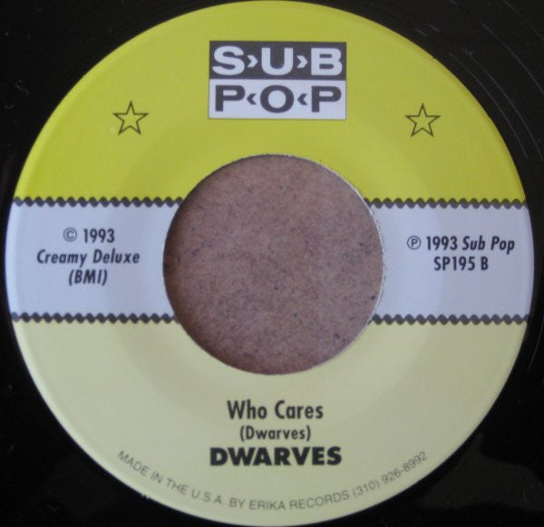 Dwarves : Anybody Out There (7", Single)