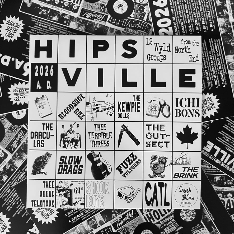 Various Artists - "Hipsville 2026 A.D." 12-inch comp