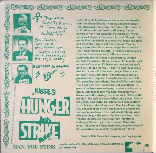 Half Man / Kisses And Hugs : Half Man / Kisses And Hugs (7")