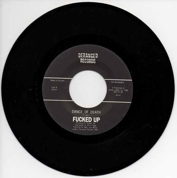 Fucked Up : Dance Of Death (7", RP)