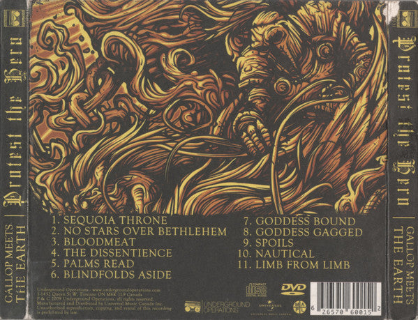 Protest The Hero : Gallop Meets The Earth - Live CD/DVD (CD + DVD, Multichannel)