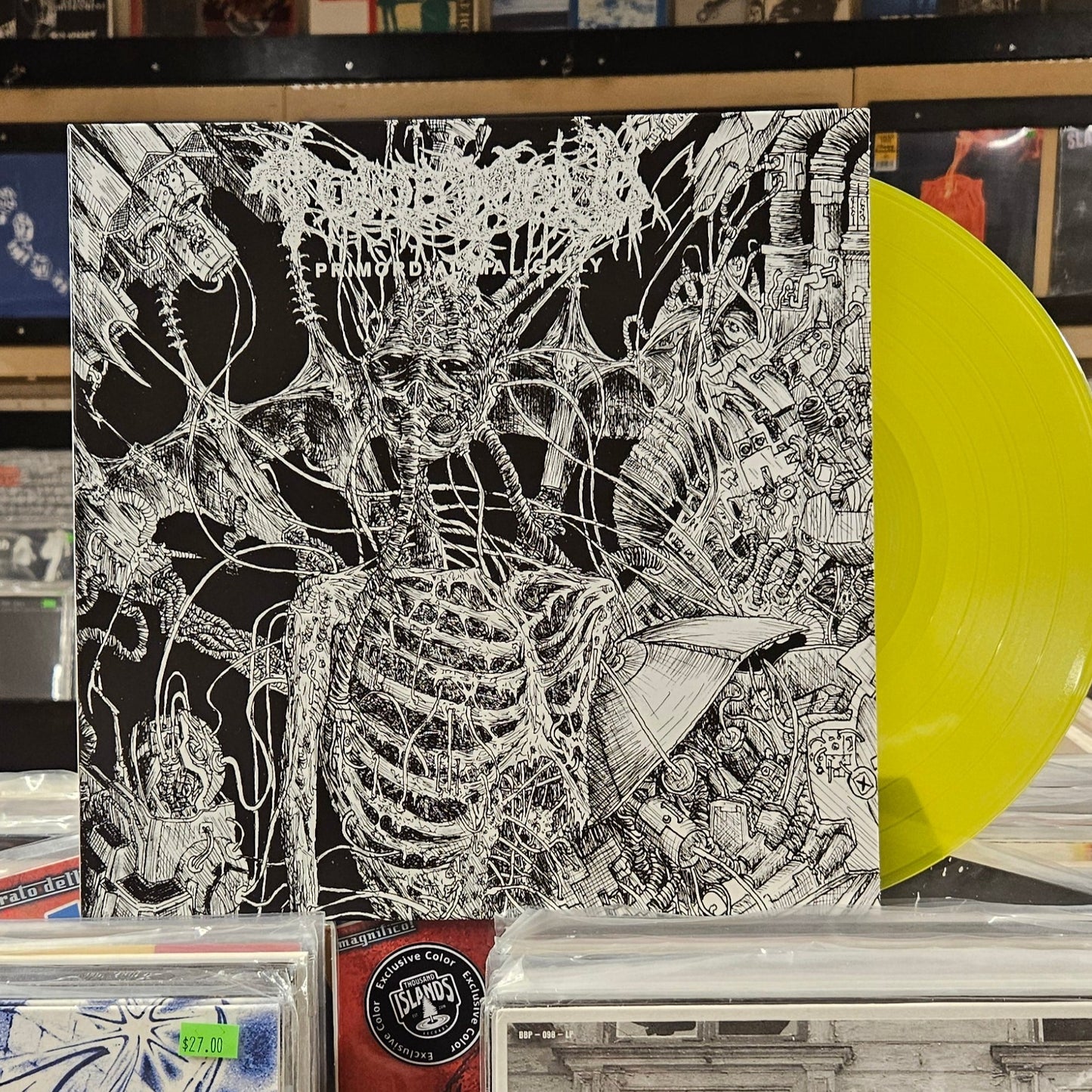 Tomb Mold - "Primordial Malignity" LP (yellow)