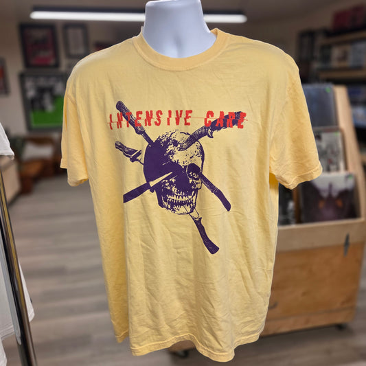Intensive Care (purple on yellow) SHIRT