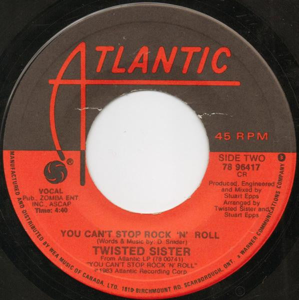 Twisted Sister : We're Not Gonna Take It (7", Single)
