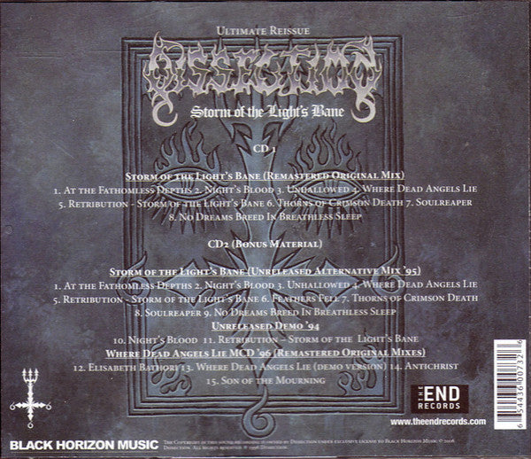 Dissection : Storm Of The Light's Bane (2xCD, Album, RE, RM)