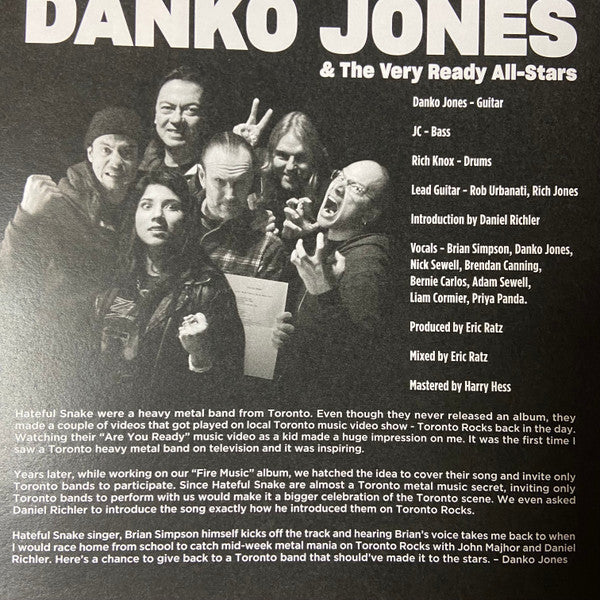 Hateful Snake / Danko Jones : Are You Ready (7", Single)
