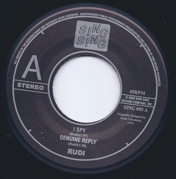 Rudi : I-Spy (7", EP, RE)