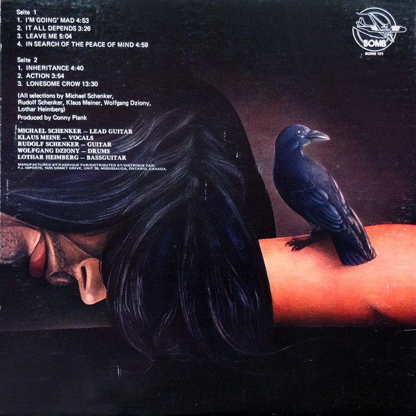 Scorpions : Lonesome Crow (LP, Album, RE, Gat)