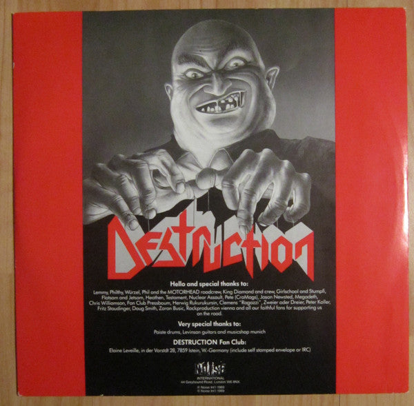 Destruction : Live Without Sense (LP, Album)