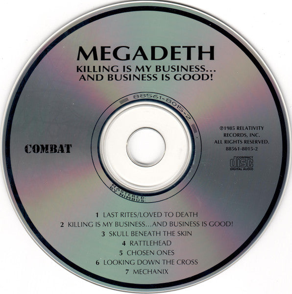 Megadeth : Killing Is My Business... And Business Is Good! (CD, Album, RE, RP)