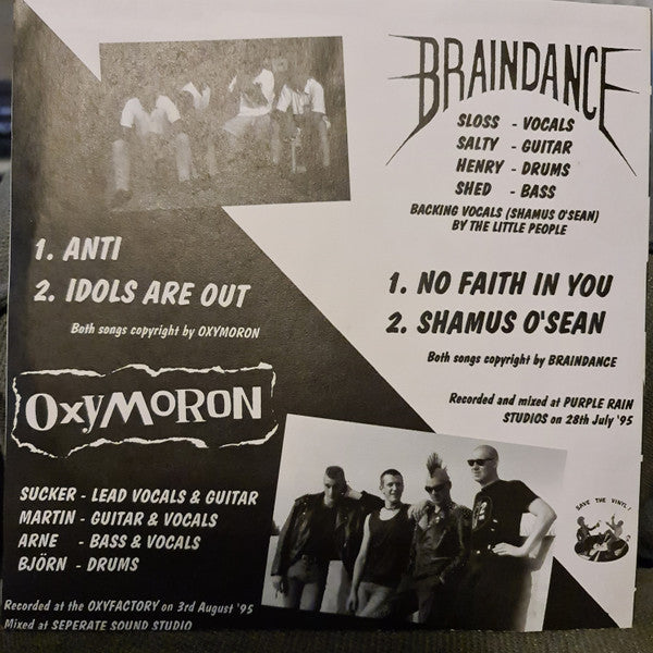 Oxymoron / Braindance : Mohican Melodies (7", EP, Gre)