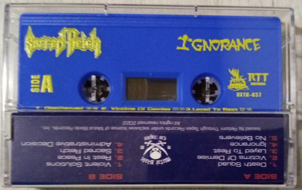 Sacred Reich : Ignorance (Cass, Album, Ltd, RE, RM, Blu)