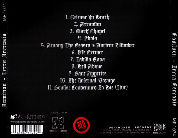 Nominon : Terra Necrosis (CD, Album)
