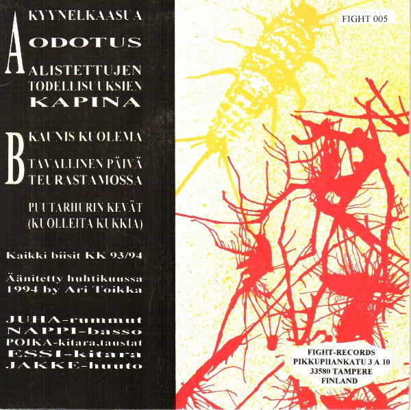 Kuolleet Kukat : Kyynelkaasua! (7", EP)