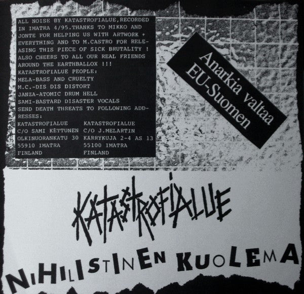 Katastrofialue : Nihilistinen Kuolema (7")