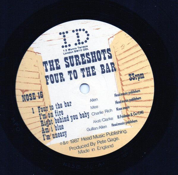 The Sureshots : Four To The Bar (LP, Album)