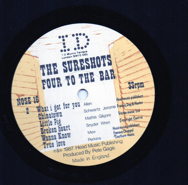 The Sureshots : Four To The Bar (LP, Album)