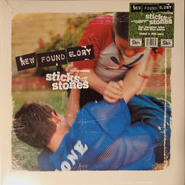 New Found Glory : Sticks And Stones (LP, Album, Ltd, RE, Yel)