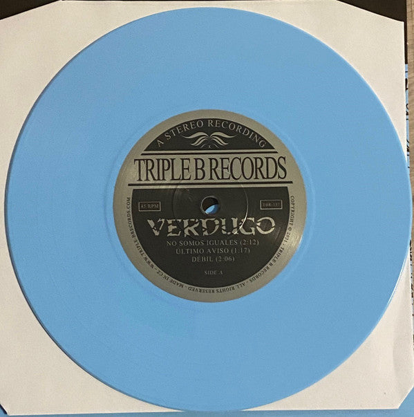 Verdugo (10) : Es Tu Peor Enemigo (7", EP, Blu)