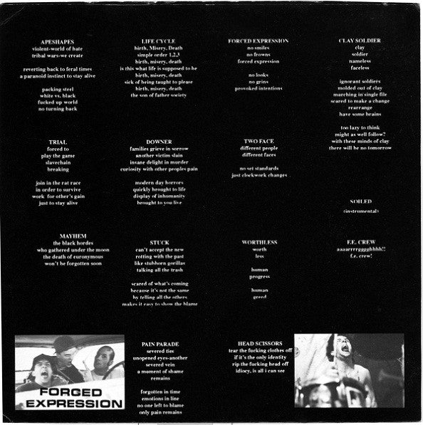 Forced Expression : Forced Expression (7")