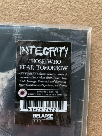 Integrity (2) : Those Who Fear Tomorrow (LP, Album, RE, RM, Whi)