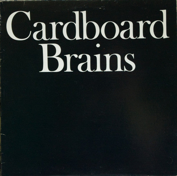 Cardboard Brains : The Black EP (12", EP)