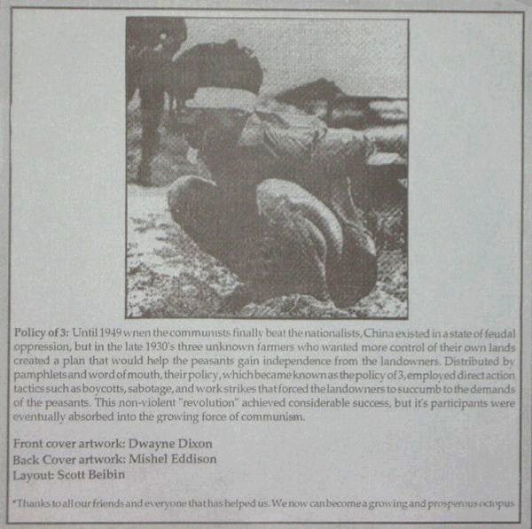 Policy Of 3 : Policy Of 3 (7")
