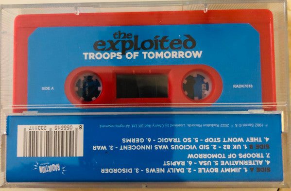 The Exploited : Troops Of Tomorrow (Cass, Album, Ltd, RE, Red)