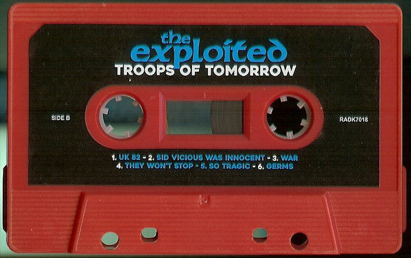 The Exploited : Troops Of Tomorrow (Cass, Album, Ltd, RE, Red)