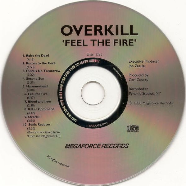 Overkill : Feel The Fire (CD, Album, RP)