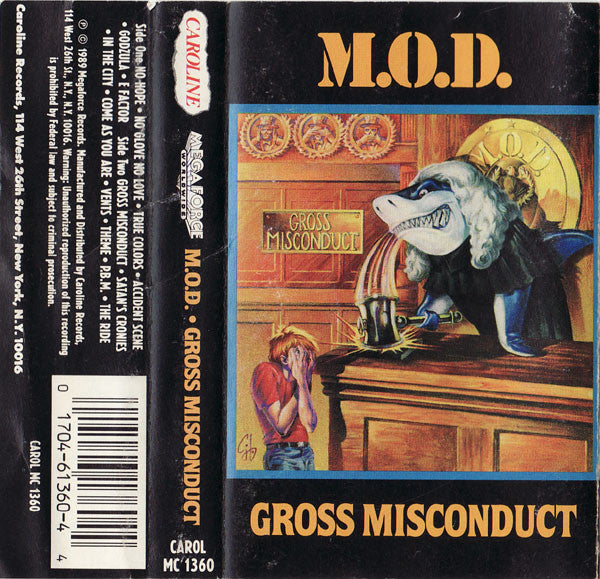 M.O.D.* : Gross Misconduct (Cass, Album)