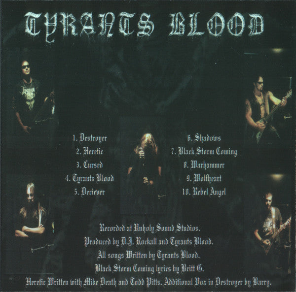 Tyrants Blood : Tyrants Blood (CD, Album)