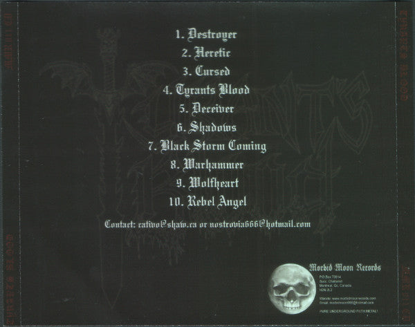 Tyrants Blood : Tyrants Blood (CD, Album)