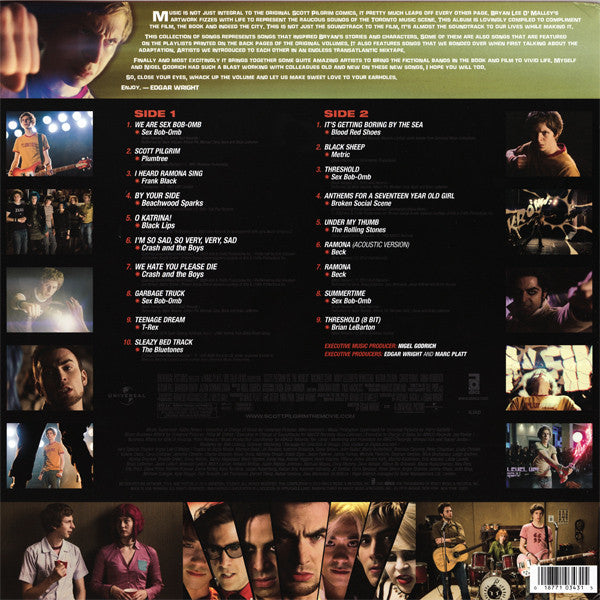 Various : Scott Pilgrim Vs. The World (Original Motion Picture Soundtrack) (LP, Comp, Red)