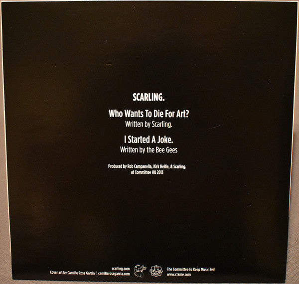 Scarling. : Who Wants To Die For Art? (7", EP, Ltd, Hot)