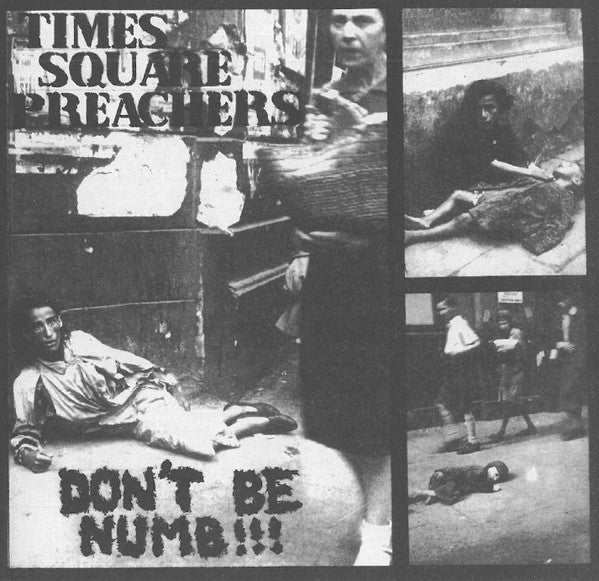 Times Square Preachers : Don't Be Numb!!! (7", EP, RP, W/Lbl, 2nd)