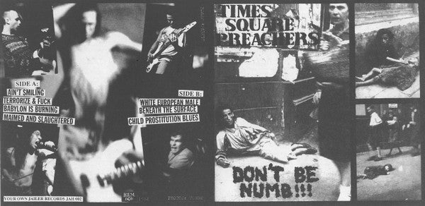 Times Square Preachers : Don't Be Numb!!! (7", EP, RP, W/Lbl, 2nd)