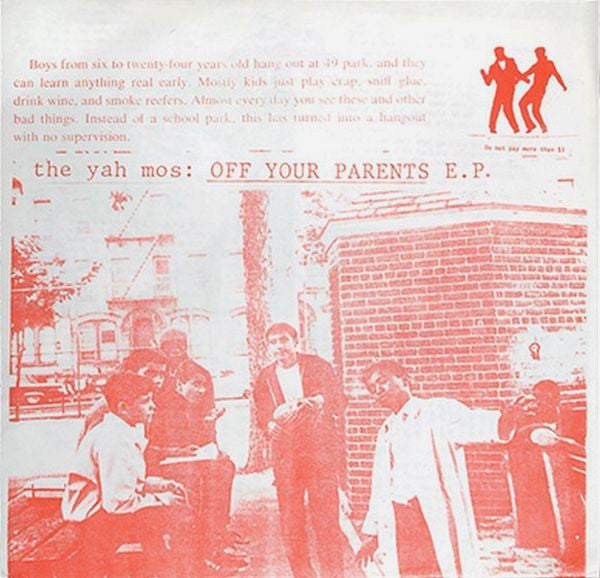 The Yah Mos : Off Your Parents E.P. (7", EP, RE)