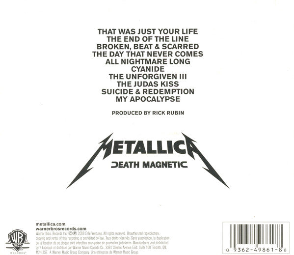 Metallica : Death Magnetic (CD, Album, Dig)